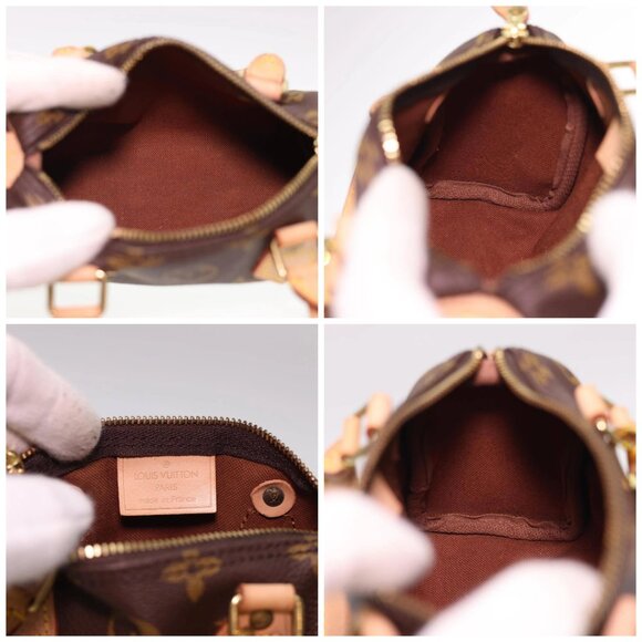 LOUIS VUITTON Monogram Mini Speedy Hand Bag M41534 LV Auth am4166V - Picture 15 of 16